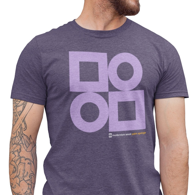 Modernism Week Modernista Unisex T-shirt – Purple