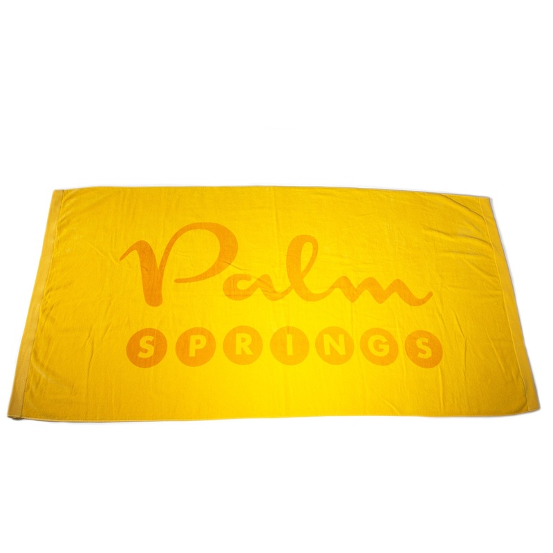 Palm Springs Pool Towel – Yellow