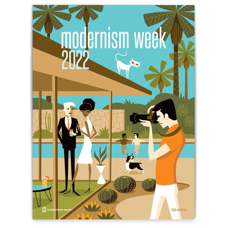 2022 Modernism Week Poster by Shag