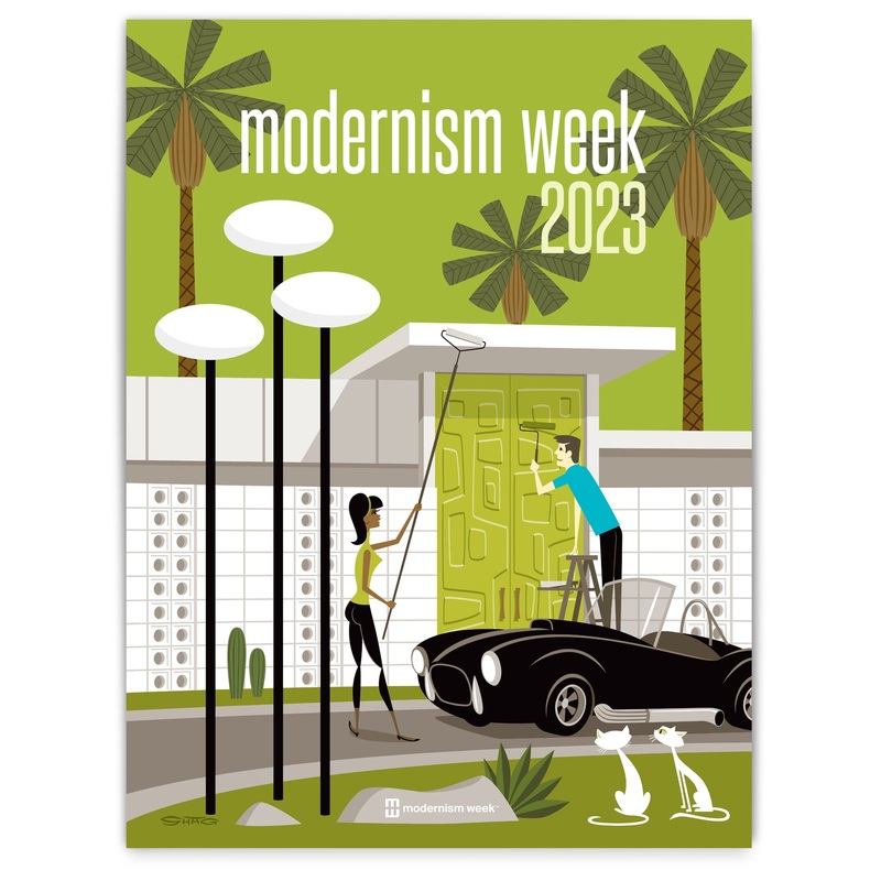2023 Modernism Week Poster by Shag