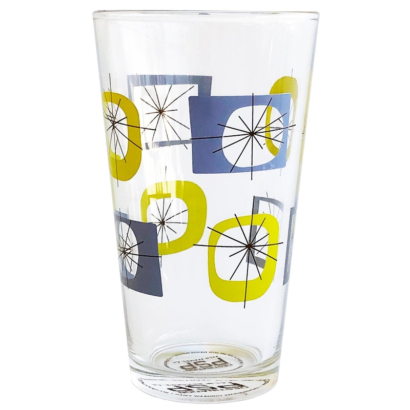 Atomic Design Beer Glass Set of 4 – Blue Green