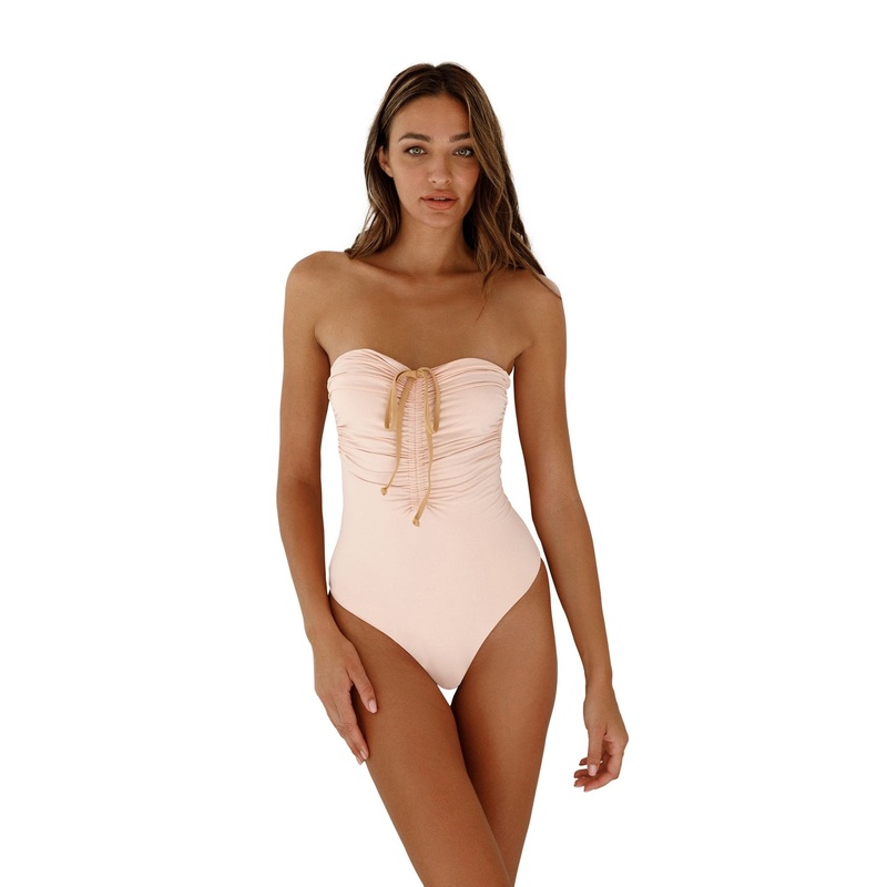KYA Reversible Kyra One Piece – Sand / Peach