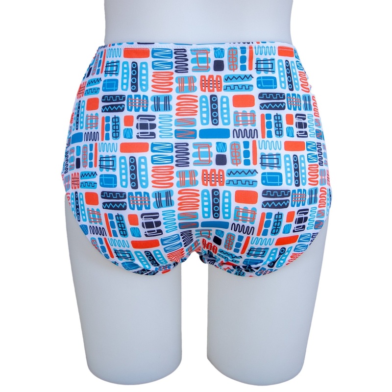 Mod Swim Mambo High Waisted Bottom