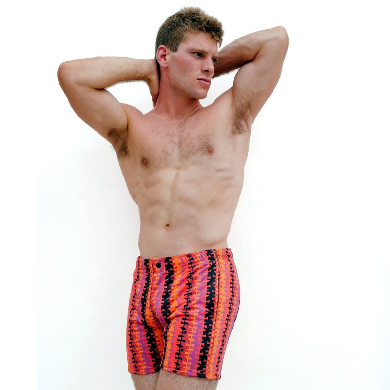Mod Swim Shorts – Conga Pattern – Longer Length