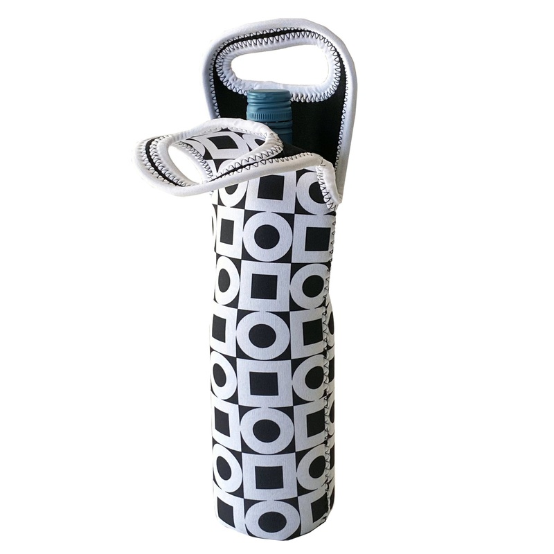 Modernista Design Wine Bag Tote – Black & White