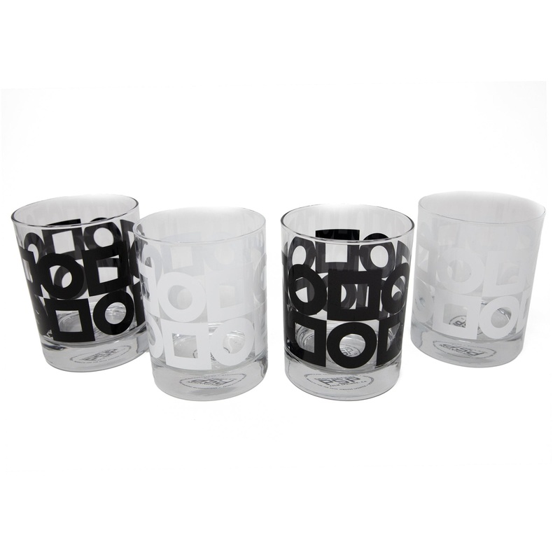 Modernista Old Fashioned Glasses Set of 4 – Mixed