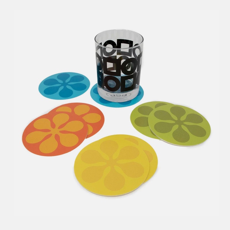 Modfest Vinyl Coasters – Mixed Set of 8