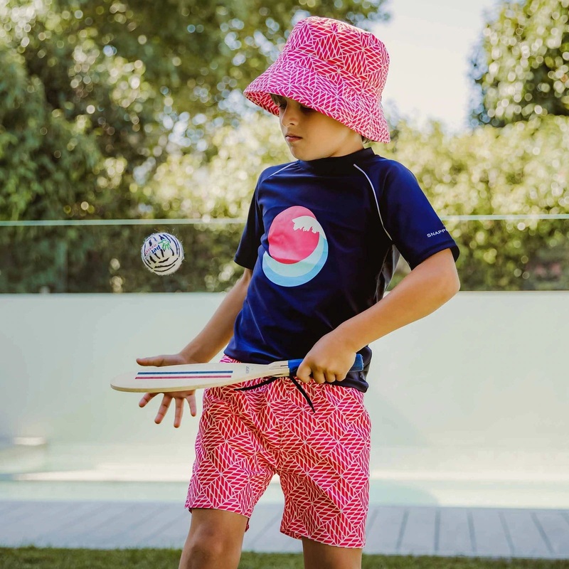 Nautical Knots Red Volley Board Shorts