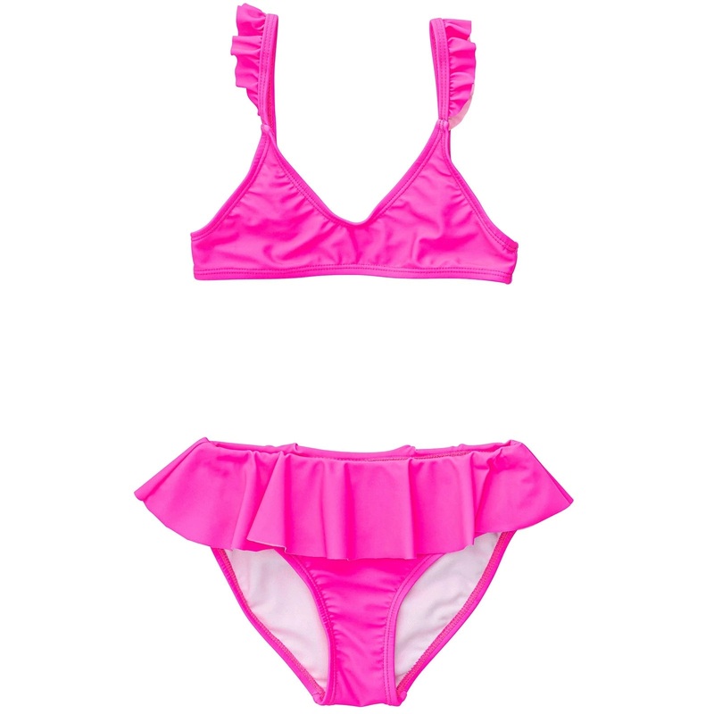 Neon Queen Pink Frilled Bikini