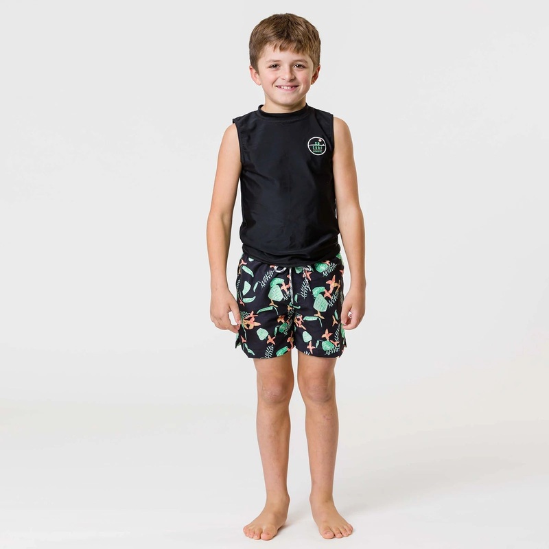 Snapper Rock Neon Rainforest Volley Board Shorts