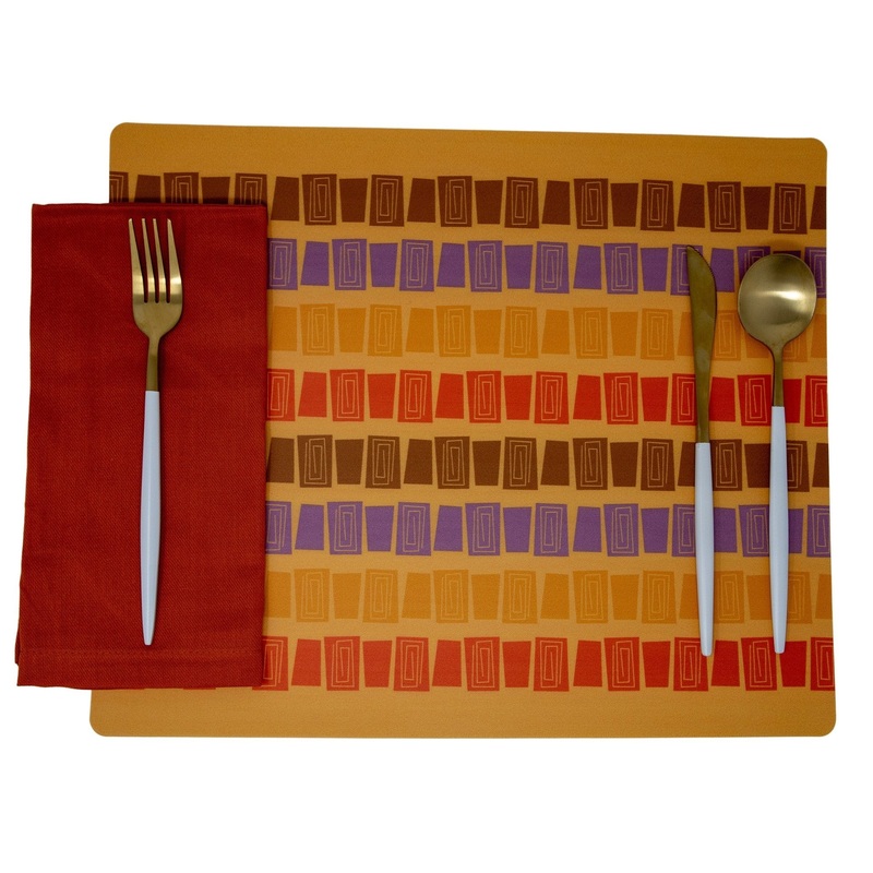 Tiki Placemat – Brown