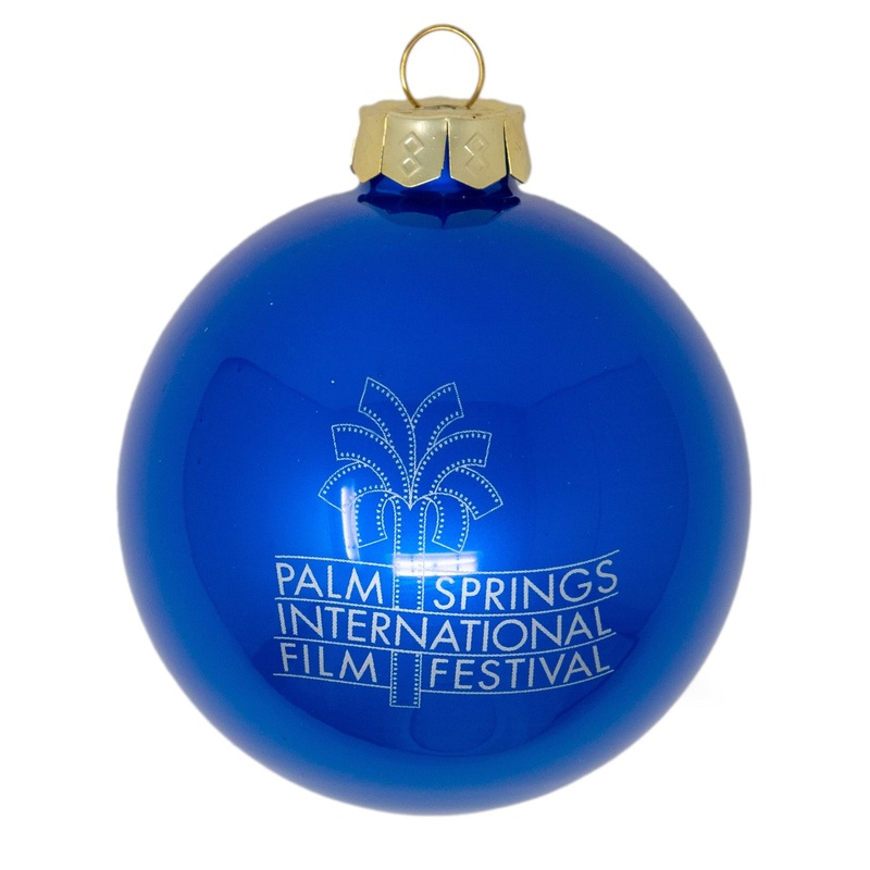 Film Festival Glass Ornament – Gloss Blue