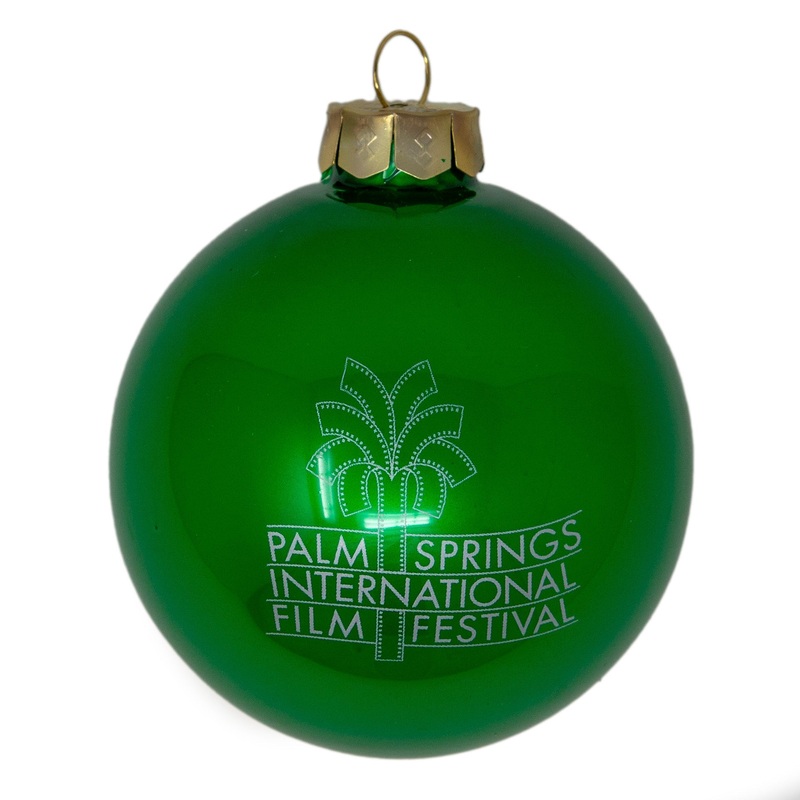 Film Festival Glass Ornament – Gloss Green