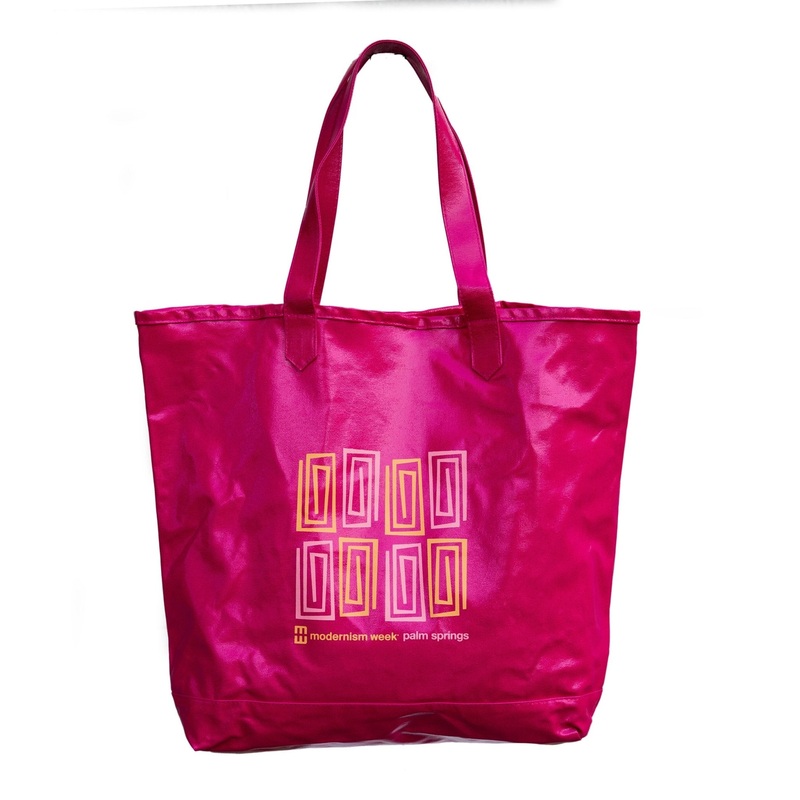 Modernism Week Tiki Tote (Fuchsia)