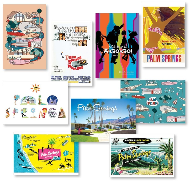 Palm Springs Postcard Set of 9