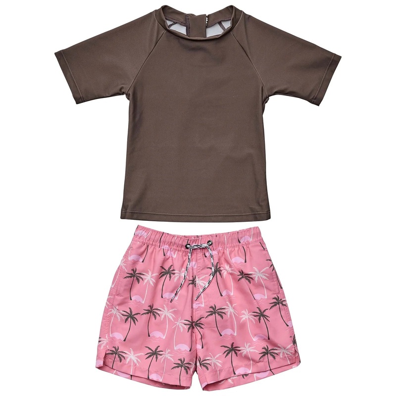 Snapper Rock Palm Paradise Sustainable SS Baby Set