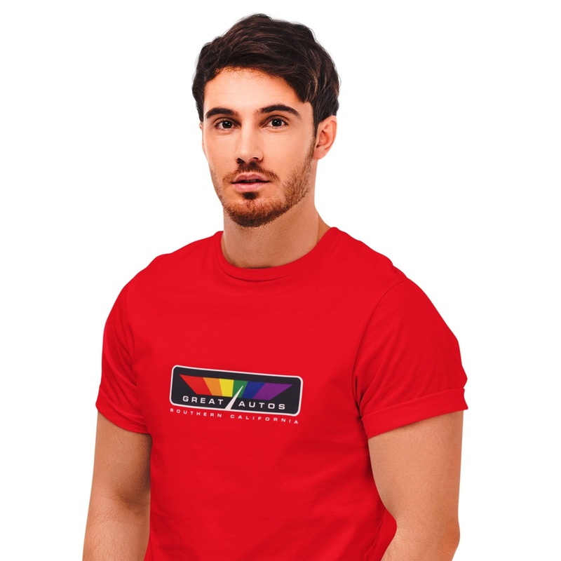 Unisex T-shirt – Autos – Red