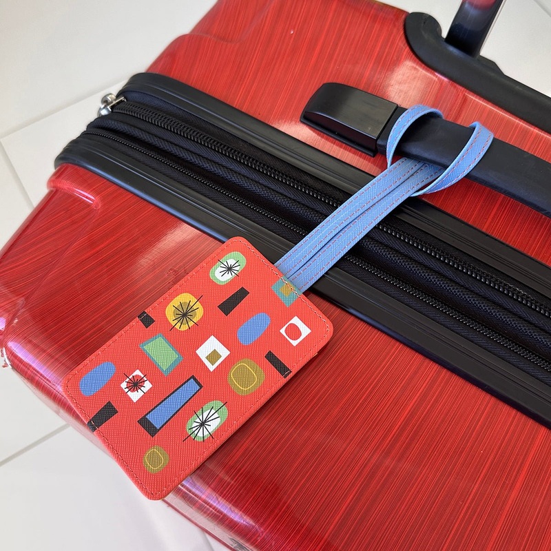 Atomic Luggage Tag – Orange