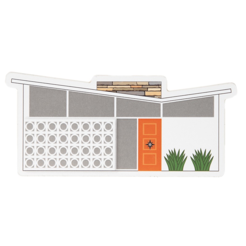Butterfly House Sticker