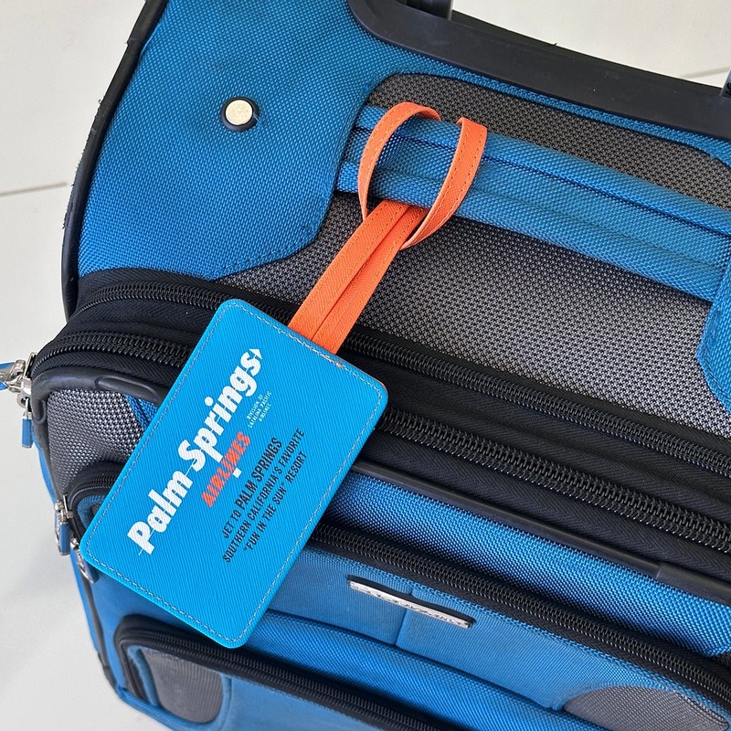 Palm Springs Airlines Luggage Tag – Blue