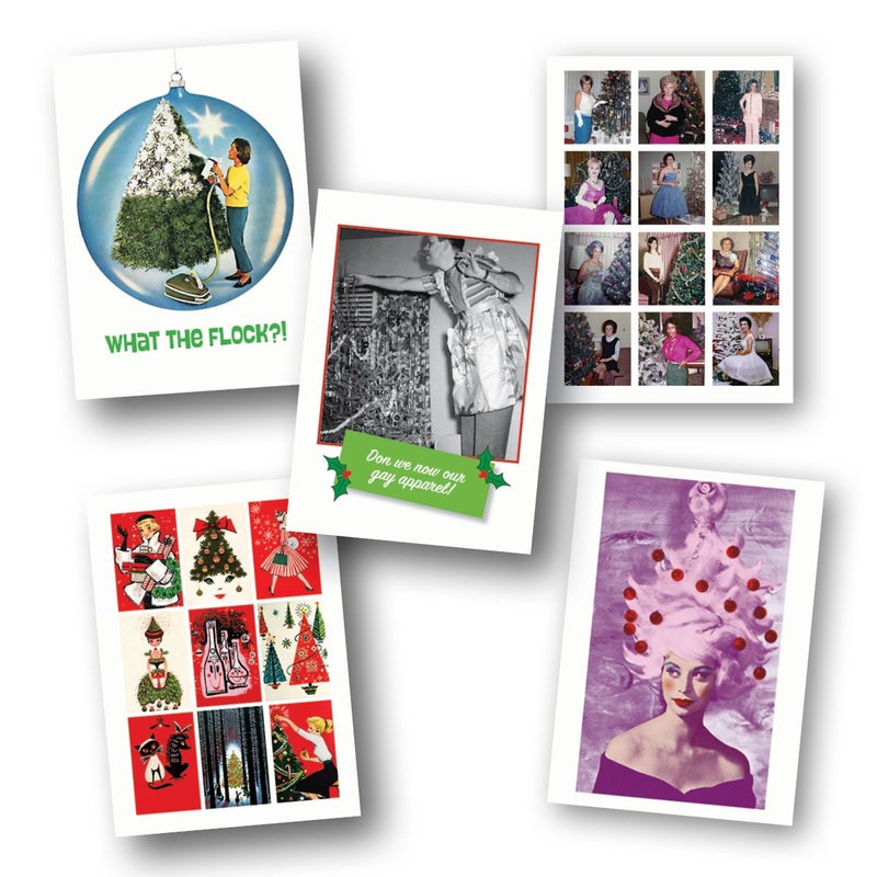 Retro Holiday Card Set – Vintage Humor