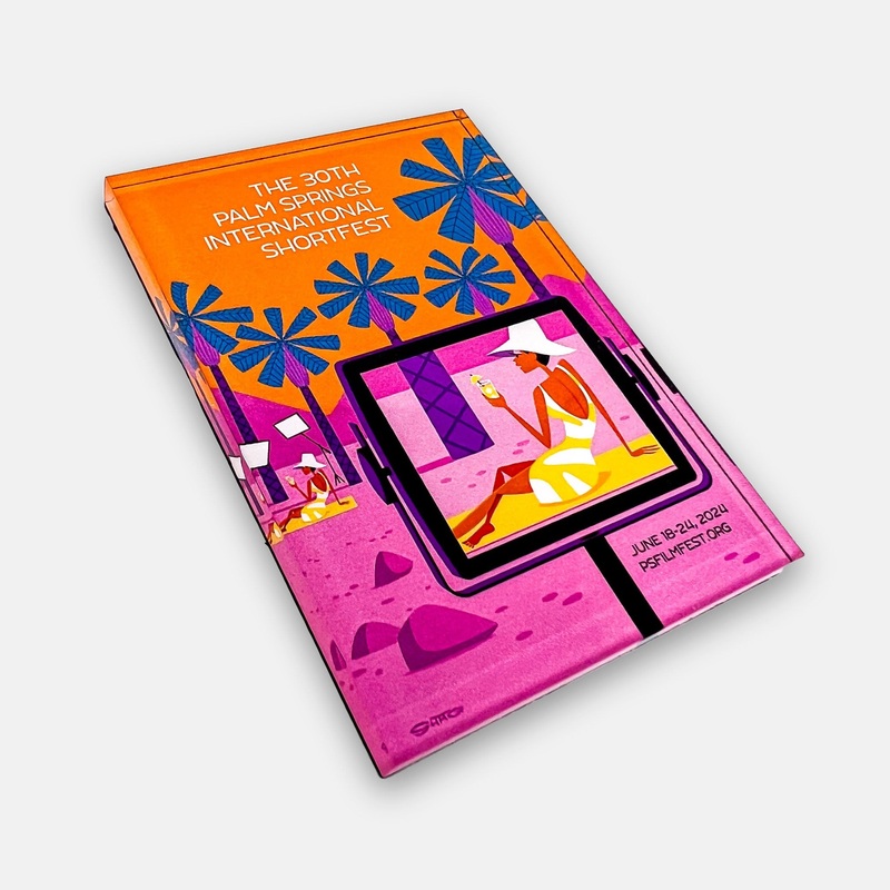 2024 SHAG Palm Springs Shortfest Acrylic Magnet – 1/4″ acrylic