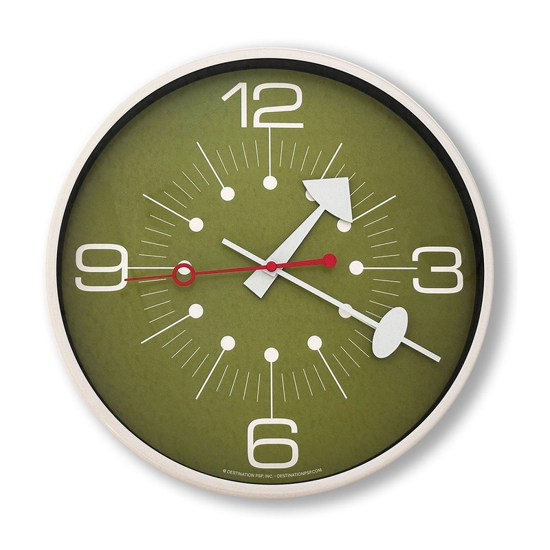 About Dot Time Wall Clock – Green