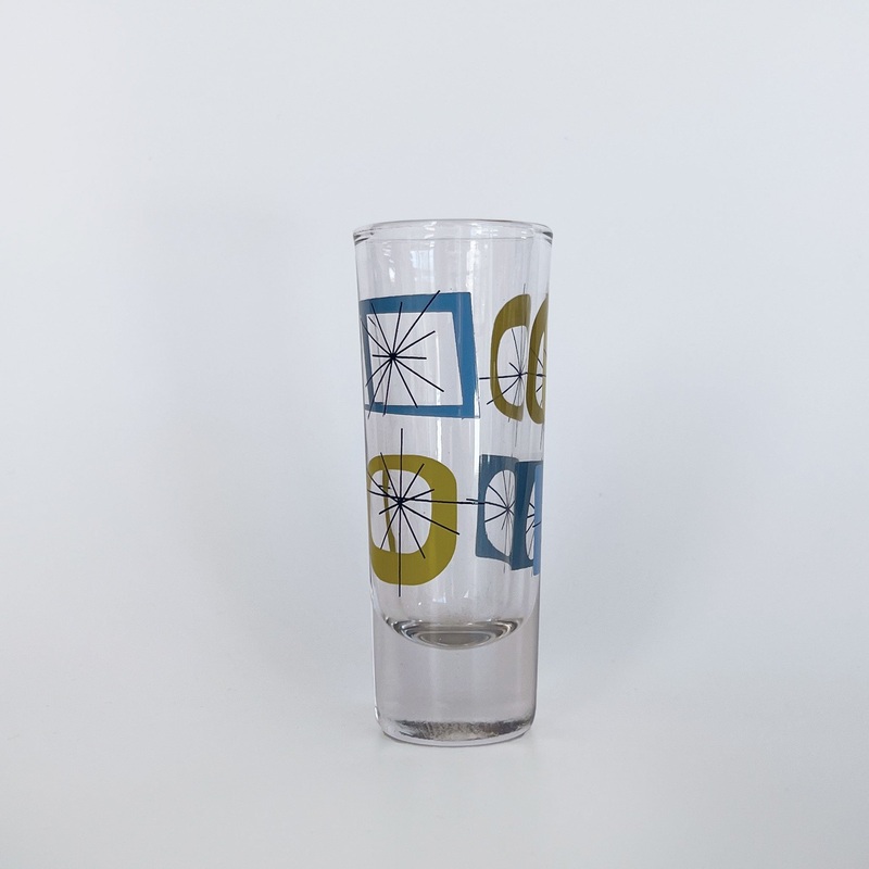 Atomic Design Shot Glass Shooter – Blue/Green (Set of 4)