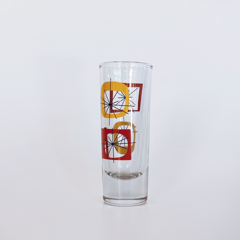 Atomic Design Shot Glass Shooter – Yellow/Orange (Set of 4)