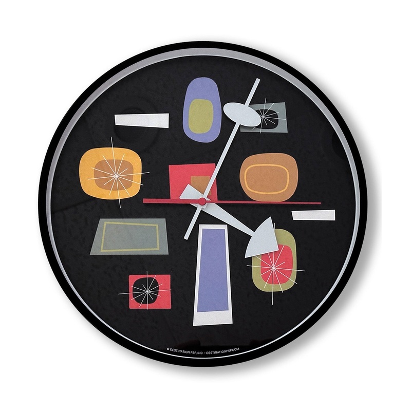 Atomic Design Wall Clock – Black