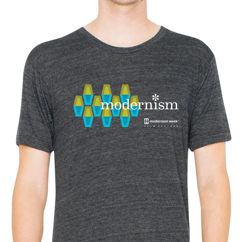 Modernism Week Lava Lamp Tri-Blend Unisex T-shirt – Black