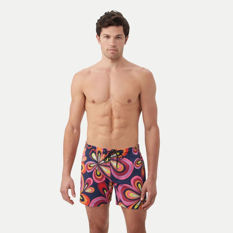 Mr. Turk Imperial Beach Swim Trunk – Boca Blooms Print