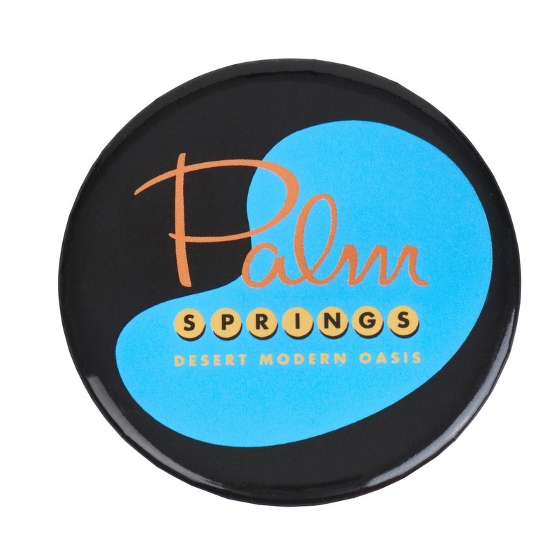 Palm Springs Kidney Pool Magnet – Black