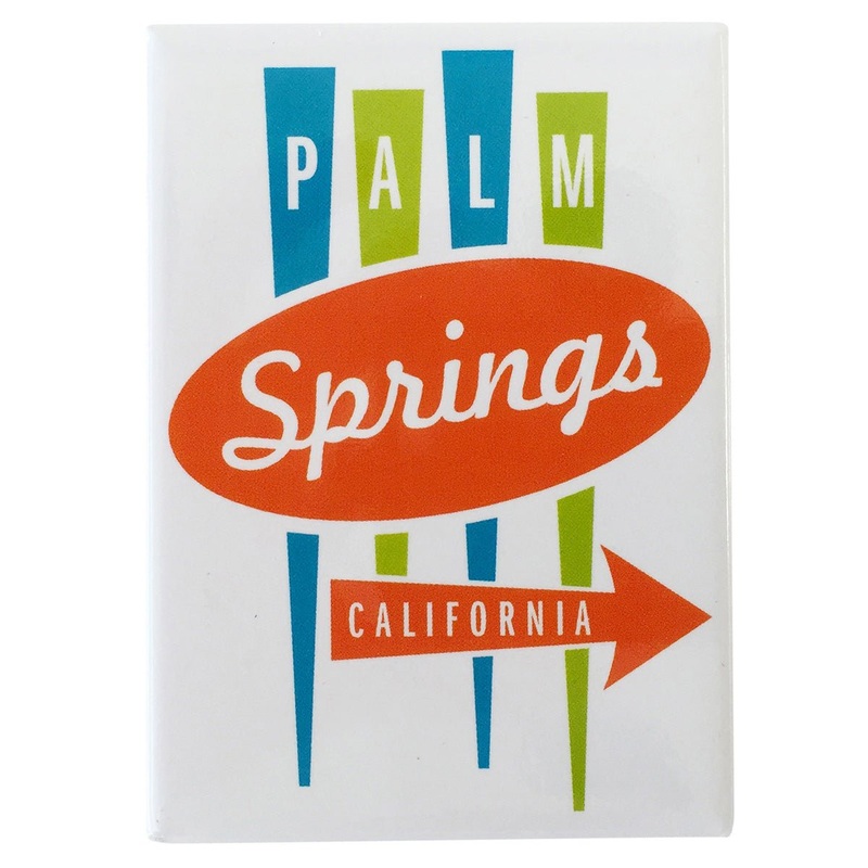 Palm Springs Sign Magnet – White