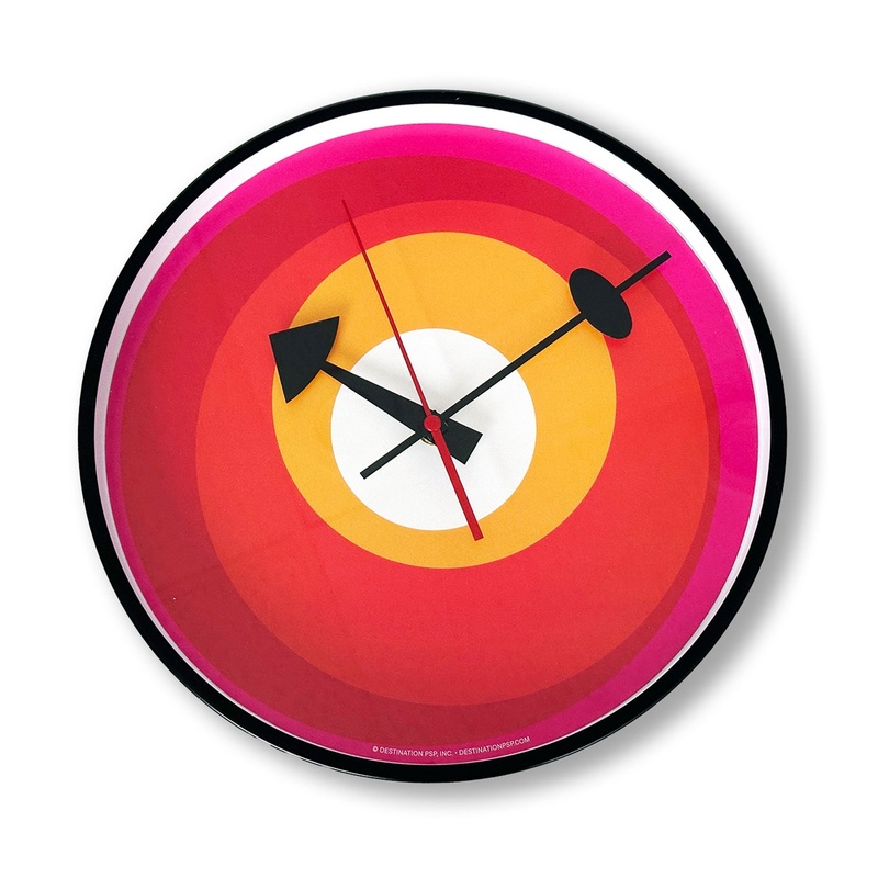 Spiral Sun Wall Clock
