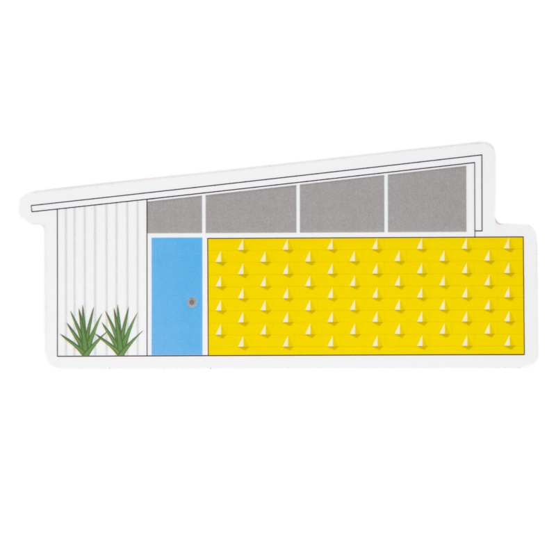 Wedge House Sticker