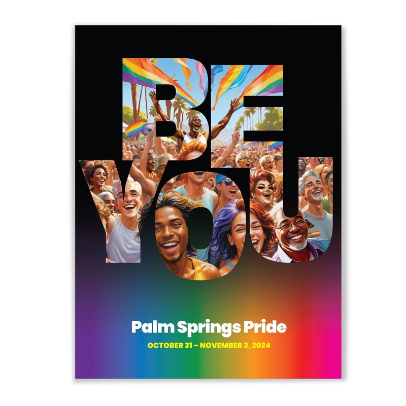 2024 Palm Springs Pride Poster – Be You