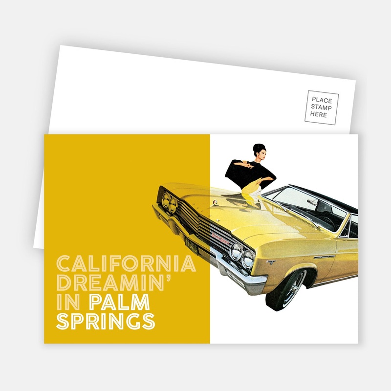 Classic Car Postcards – California Dreaming in Palm Springs