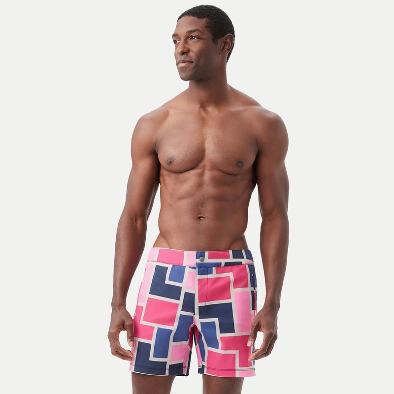 Mr. Turk Honolulu Board Short – Block Party Print