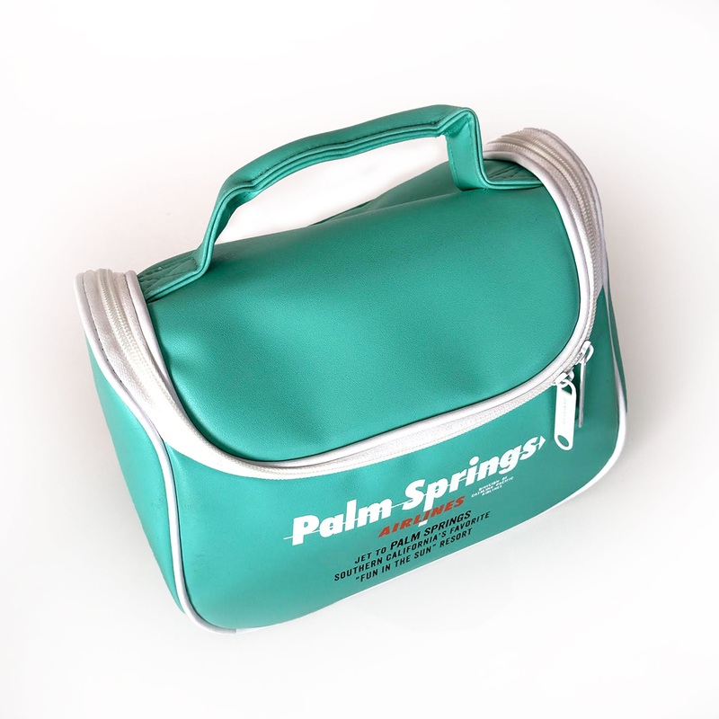 Palm Springs Airlines Accessory Bag – Aqua