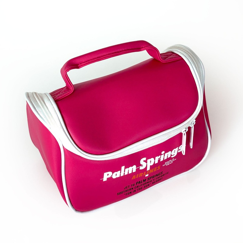 Palm Springs Airlines Accessory Bag – Pink