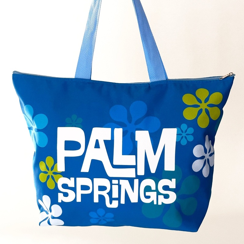 Palm Springs Modfest Tote Bag – Blue