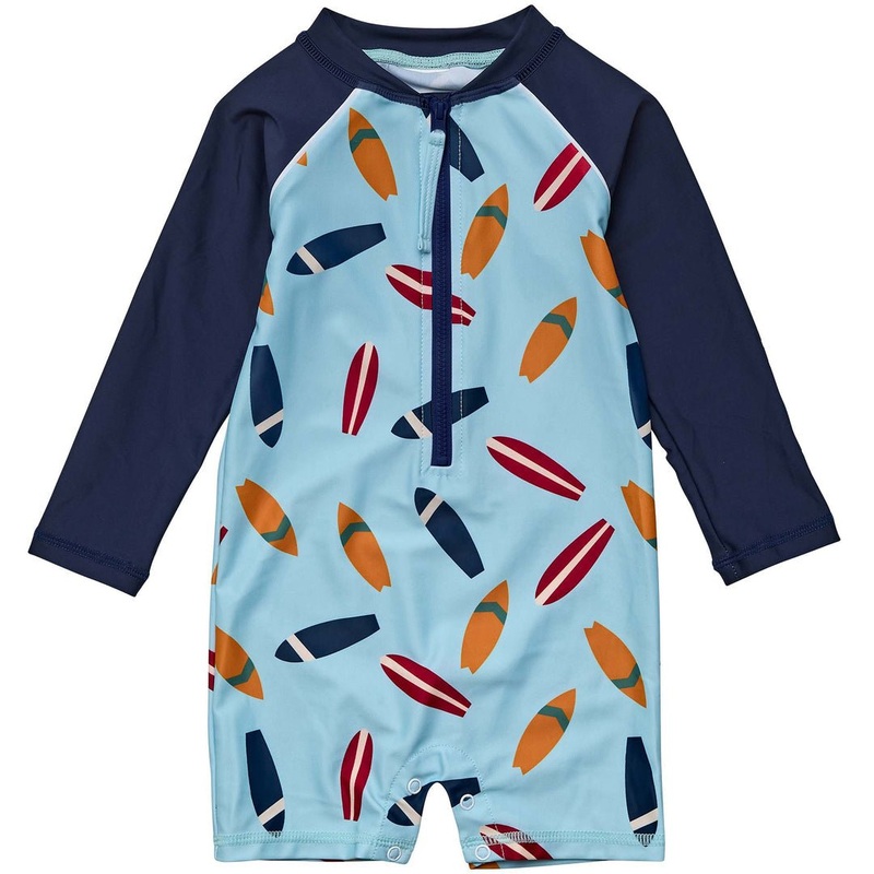 Retro Surf Long Sleeve Sunsuit