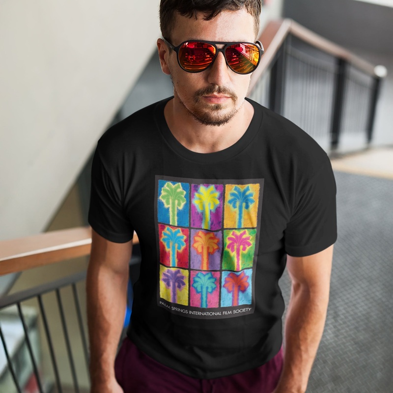 Unisex T-Shirt – Palm Springs Film Festival Pop Art – Black