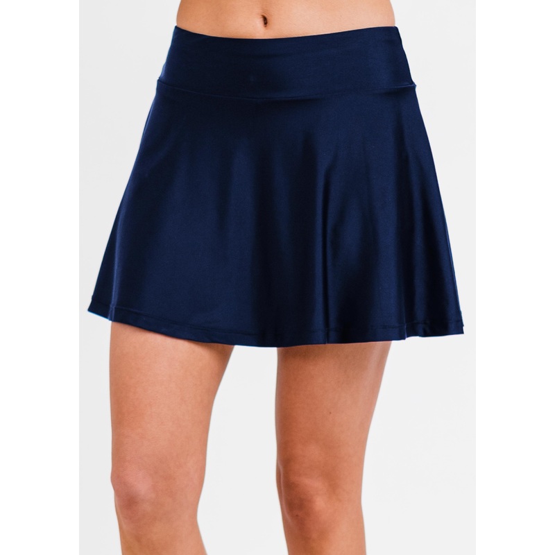 Flowy Swim Skort With Shorts