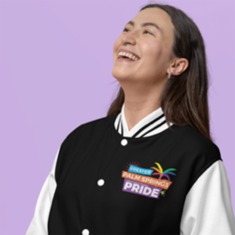Greater Palm Springs Pride Baseball Jacket