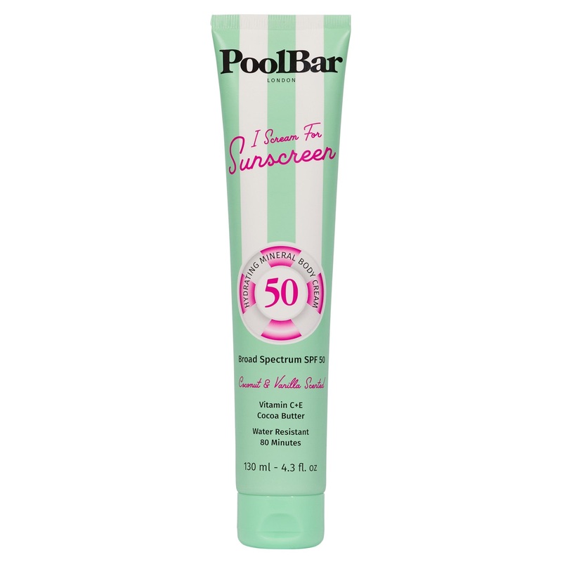 PoolBar London I Scream For Sunscreen Body Mineral Broad Spectrum SPF 50