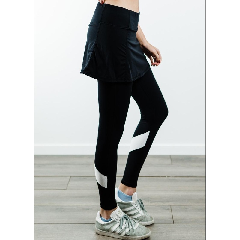 Short Sport Skirt With Attached 27″ Leggings