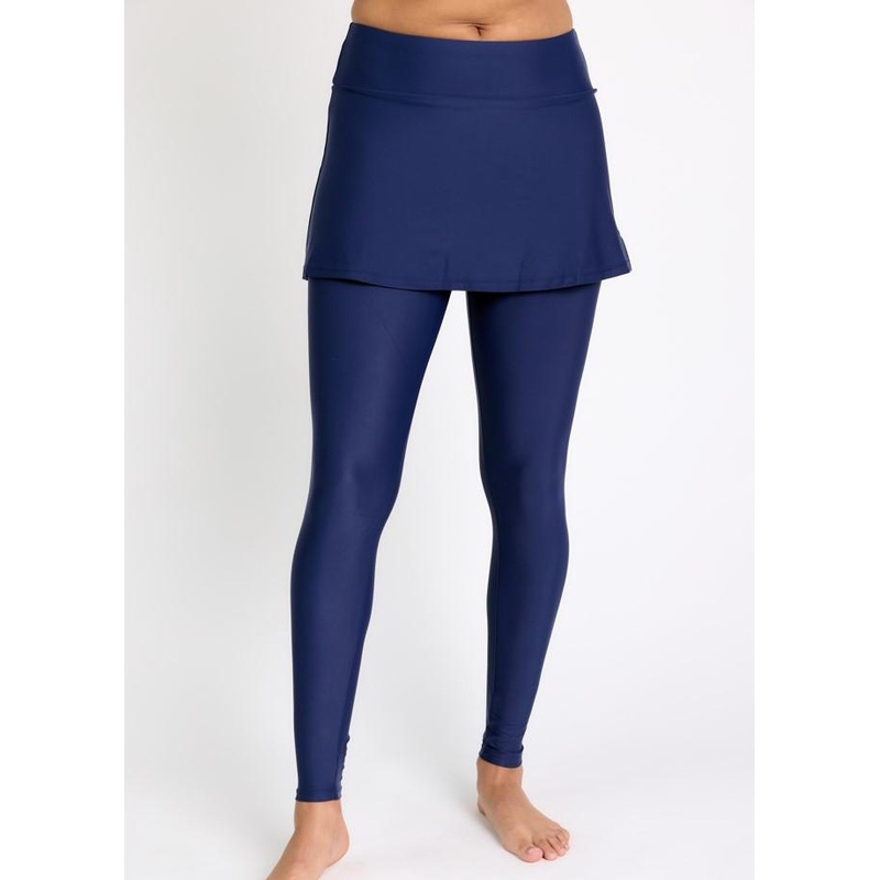Skirted Long Swim Leggings