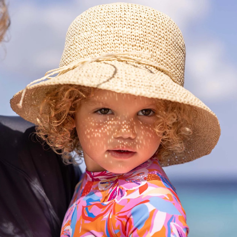 Snapper Rock Kids Packable Wide Brim Hat